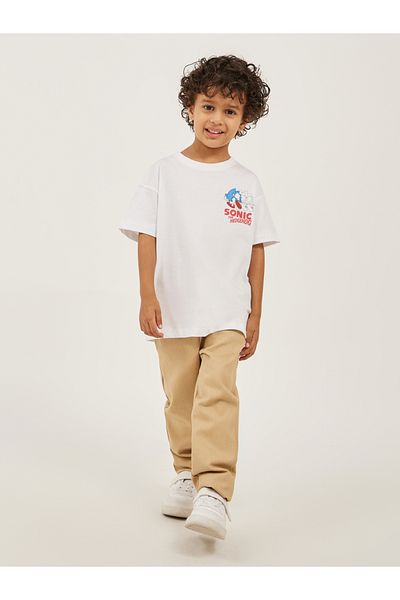 Styli Plain Twill Relaxed Fit Pants with Belt Loops