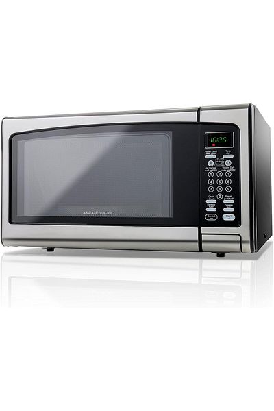 ALSAIF Electric Microwave Oven Digital, Auto Weight Cooking, 99 Minutes Timer With Bell Ring, 1000w, Black