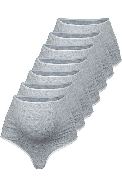 BEGATEKS Kaditeks - Maternity Panties Flexible High Waist Cotton Comfort Pack of 7