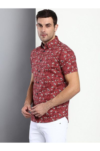 Dennis Lingo By Styli Men Solid Long Sleeve Regular Fit Shirt