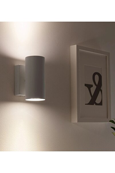 IKEA KALİTELİ Çift Yönlü Duvar Lambası Yükseklik 15 Cm İkea Dekoratif Duvar Lambası Çelik Aplik Lamba