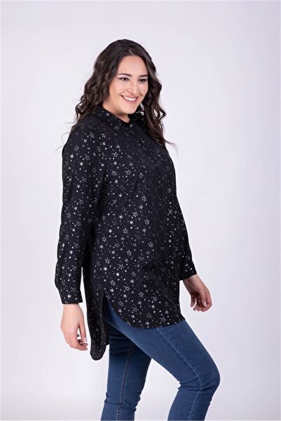 MYLİNE Дълга риза със звезден блясък