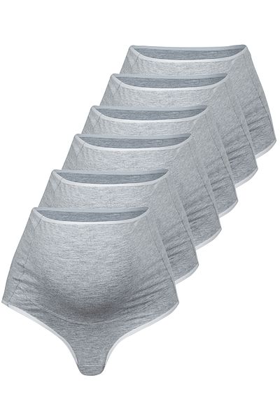 BEGATEKS Maternity Panties Stretchy High Waist Cotton Comfort Pack of 6