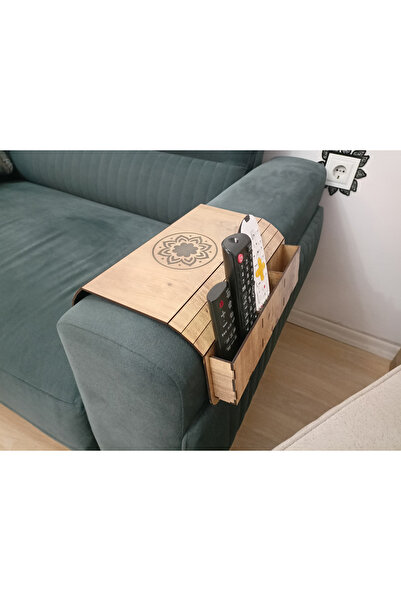 Kama Koltuk Başı Sehpası Kumanda Cepli