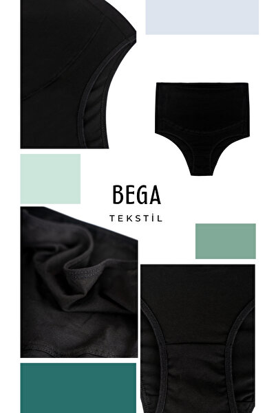 BEGATEKS Chiloți de maternitate Flexibili din bumbac cu talie înaltă Confort Pachet 3