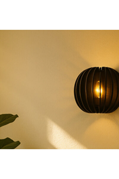 hü ma tasarım ve aksesuar Bombe Model Cheapest Wooden Reflection Daylight Sconce Chandelier Rustic Nordic Sconce