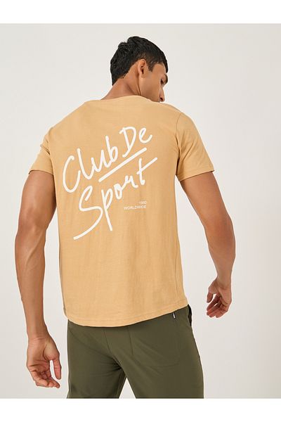 Styli Slogan Print Regular Fit T-Shirt