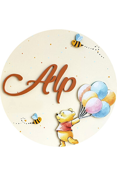 ÇUKUROVA ÜTÜ Kişiye Özel İsimlik Kapı Süsü Hoşgeldin Bebek Çocuk Odası 98