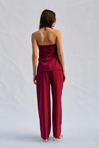 Womengrom Lefon Women's Single Pleated Palazzo Trousers