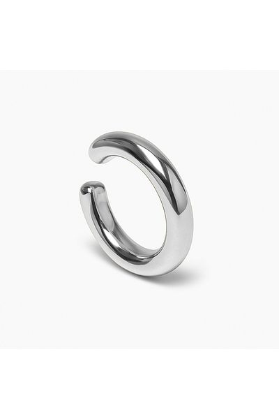 neslyaccessories حلق غضروف منحني ذهبي