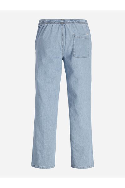 Jack & Jones Wide Leg Denim Joggers with Drawstring