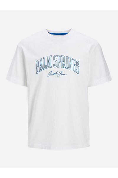Jack & Jones Slogan Print Crew Neck T-Shirt