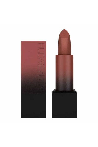 Huda Beauty Power Bullet Matte Lipstick THIRD DATE-A rebellious rosewood (warm toned)