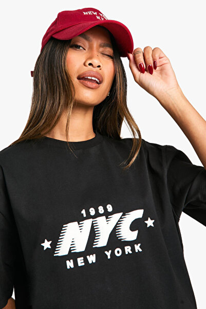 cc collection Μπλουζάκι NYC Νέα Υόρκη 1989 με στάμπα Oversize Unisex - Άνετο ...