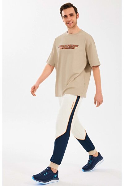 SKECHERS M Diagonal Lw Fleece Jogger Sweatpant S2510037 Ανδρικό Φούτερ ΜΠΕΖ