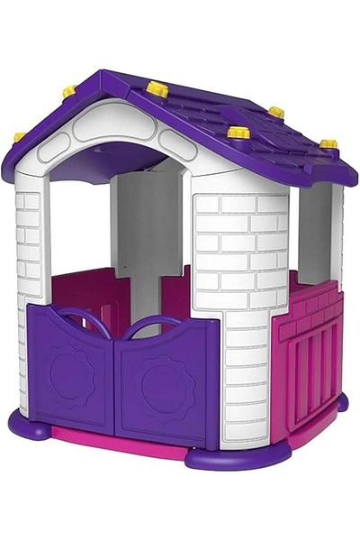 ALBADER Playhouse For Kids, Children House, Indoor & Outdoor Playset For Children 108D*108W*119H Cm