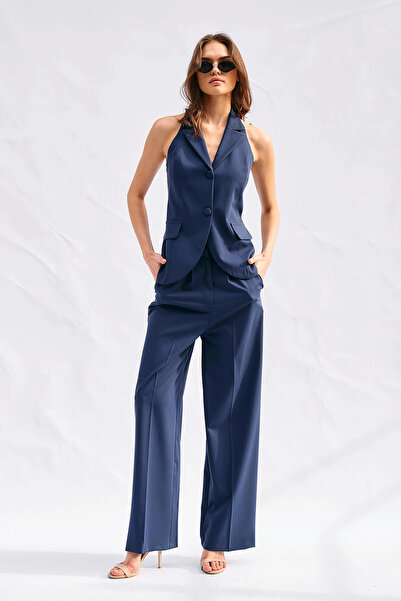 Womengrom Lefon Women's Backless Two-Button Vest