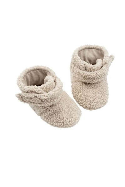 Miela Kids Plush Booties-Beige