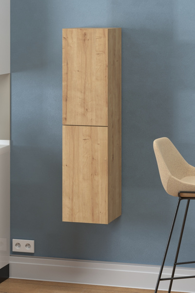 VISNES 120cm Çok Amaçlı Dolap Duvara Monte Dikey
