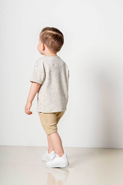 bombe Baby Kids Natural Cotton 2-Piece Shorts Set Trend Fashion Bottom Top Set