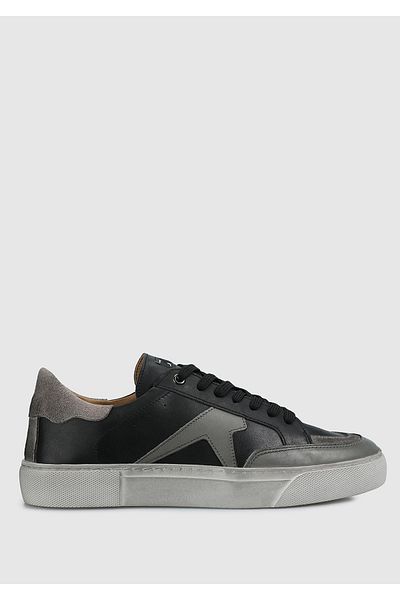 Provoq Ανδρικό Sneaker - Μαύρο Δερμάτινο