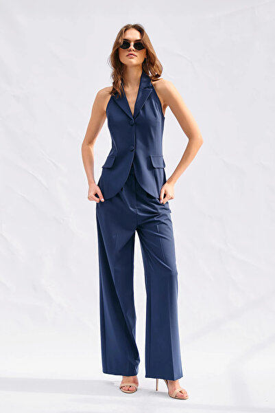 Womengrom Lefon Women's Backless Two-Button Vest