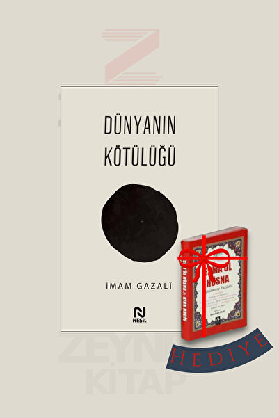 Nesil Yayınları Dünyanın Kötülüğü İmam Gazali (Esma'ül Hüsna Hediyeli)