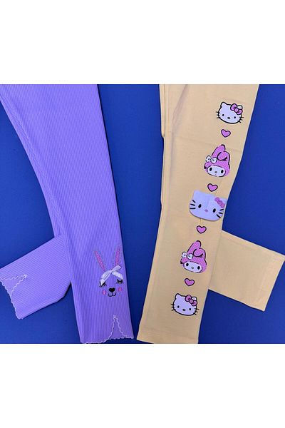 Baby Ella's 3-8 Years Old Seasonal Cotton Double Leggings Set