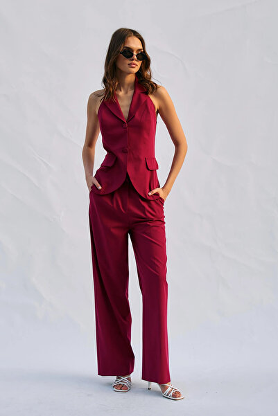 Womengrom Lefon Women's Backless Two-Button Vest