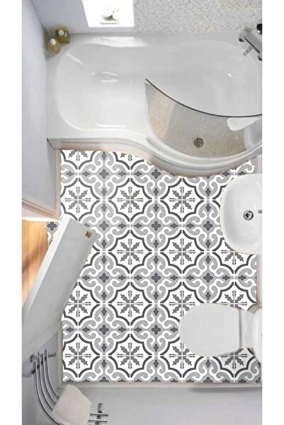 CreateFol Yapışkanlı Folyo 65cm 100 cm Parlak - Tezgaharası Banyo Zemin Kaplama