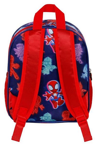 SPIDERMAN Ghiozdan gradinita Spiderman Glow 3D, 31 x 26 x 11 cm