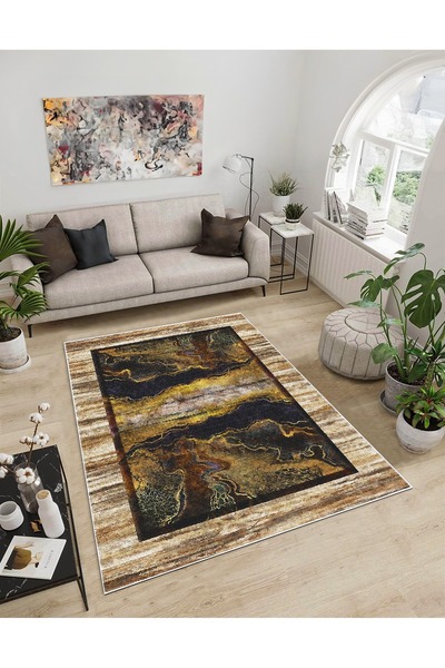 Dijidekor Shine M(59) Covor decorativ digital cu imprimeu multicolor, fără fr...