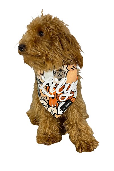 PATİMİO Isme Özel Kedi Ve Köpek Happy Dogs Tasma Fular Bandana
