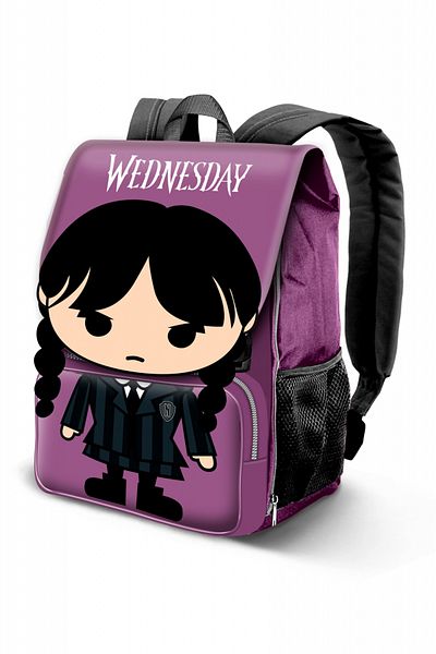 WEDNESDAY Ghiozdan mare extensibil Miercuri Chibi