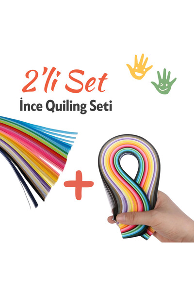 AYMAGNET İnce, Quiling Seti, Kıvırma Sanatı, Kağıt Katlama, 2 Adet