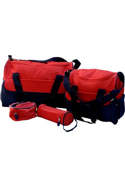 Cady One Large 4-piece diaper bag with multiple compartments to fit various baby essentials