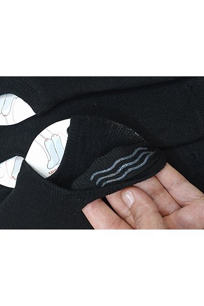 Rocks For Seamless Toe 6 Pairs Combed Cotton Heel Printed Sneaker Men's Socks