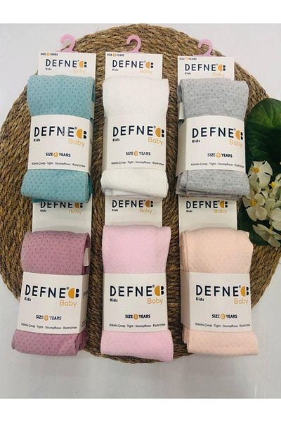 Defne Baby 6 ЗИМНИ ПАМУЧНИ ЧОРАПИ С ДЕСЕНКИ ЗА МОМИЧЕТА И БЕБЕТА