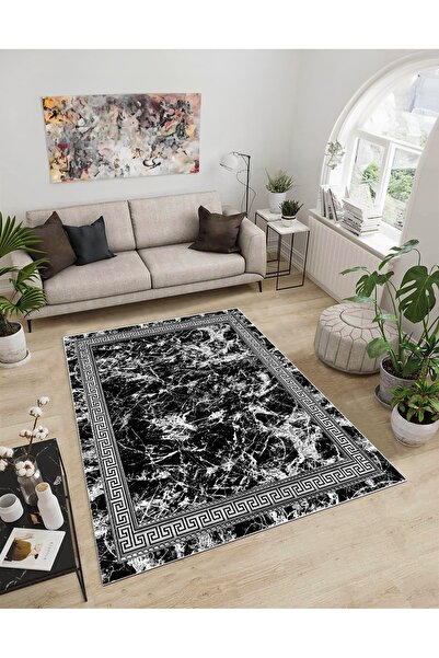 Dijidekor Shine M(43) Covor decorativ digital cu imprimeu gri, fără franjuri,...