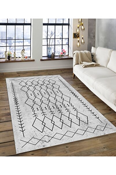 Dijidekor Shine M(150) Gri Fringeless cu bază anti-alunecare Digital cu impri...