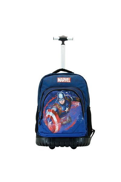 Marvel Troller Capitan America, Albastru/Negru, 47 x 32 x 27 cm