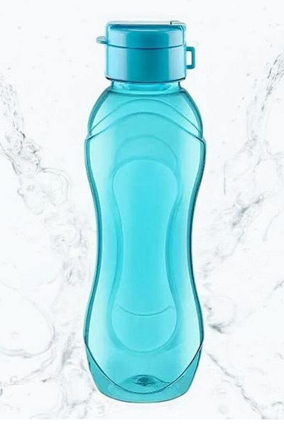 usin Turquoise 750 ml Transparent Student Nutrition Water Bottle School Office Gym Hiking Water Bottle Mug Flask