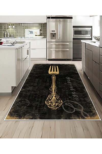 Dijidekor سجادة زخرفية رقمية مطبوع من شاين M(254) أنثراسايت بدون حواف ومضادة ...