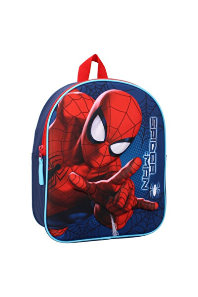 SPIDERMAN Ghiozdan prescolari Spiderman Friends Around Town 3D, 32 x 26 x 11 cm