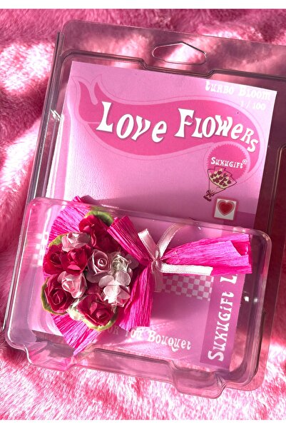 Sukugift 1 Adet Love Flowers Özel Tasarım Pembe Çiçek | Hot Tarz Hediye Koleksiyon Wheels