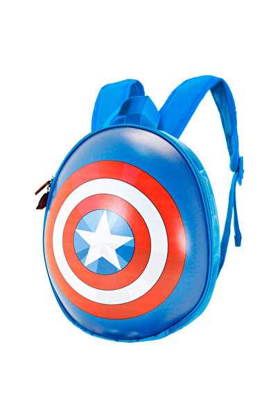 AVENGERS Ghiozdan copii Avengers - Capitan America eggy, design 3D, 24 x 28 x 10 cm