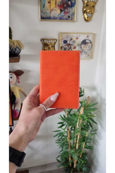 EFE DERİ Leather Stitched All Match for Passport Passport Cover Case Passport Holder Passport Wallet