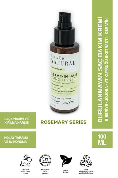 Let's Be NATURAL 100 ml Leave-In Conditioner - Anti-Damage and Breakage Serum