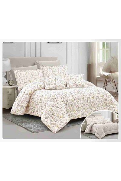 Red Rose Luxurious royal double bedspread with an exclusive floral design and attractive colors to suit your room decor, size 240*260 cm