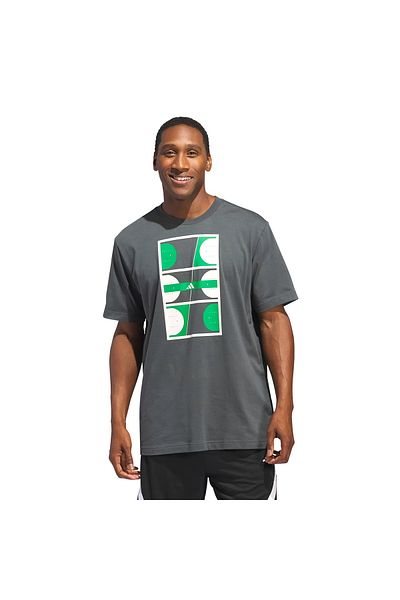 adidas Ανδρικό μπλουζάκι γκρι μπάσκετ - Fdt Photo T, IM8513